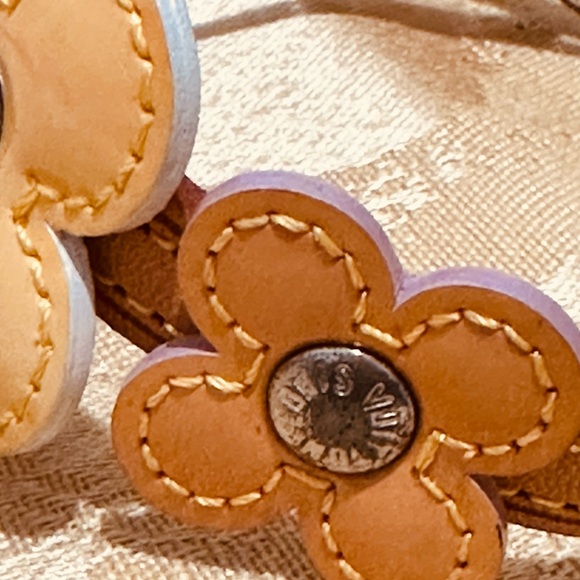 Authentic Louis Vuitton Tan Leather Double Strap Bracelet - Picture 6 of 14